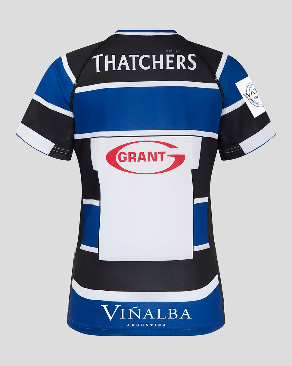 Bath Rugby Women's 24/25 Home Shirt - Surf The Web/Caviar