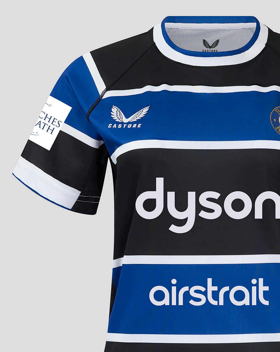Bath Rugby Women's 24/25 Home Shirt - Surf The Web/Caviar