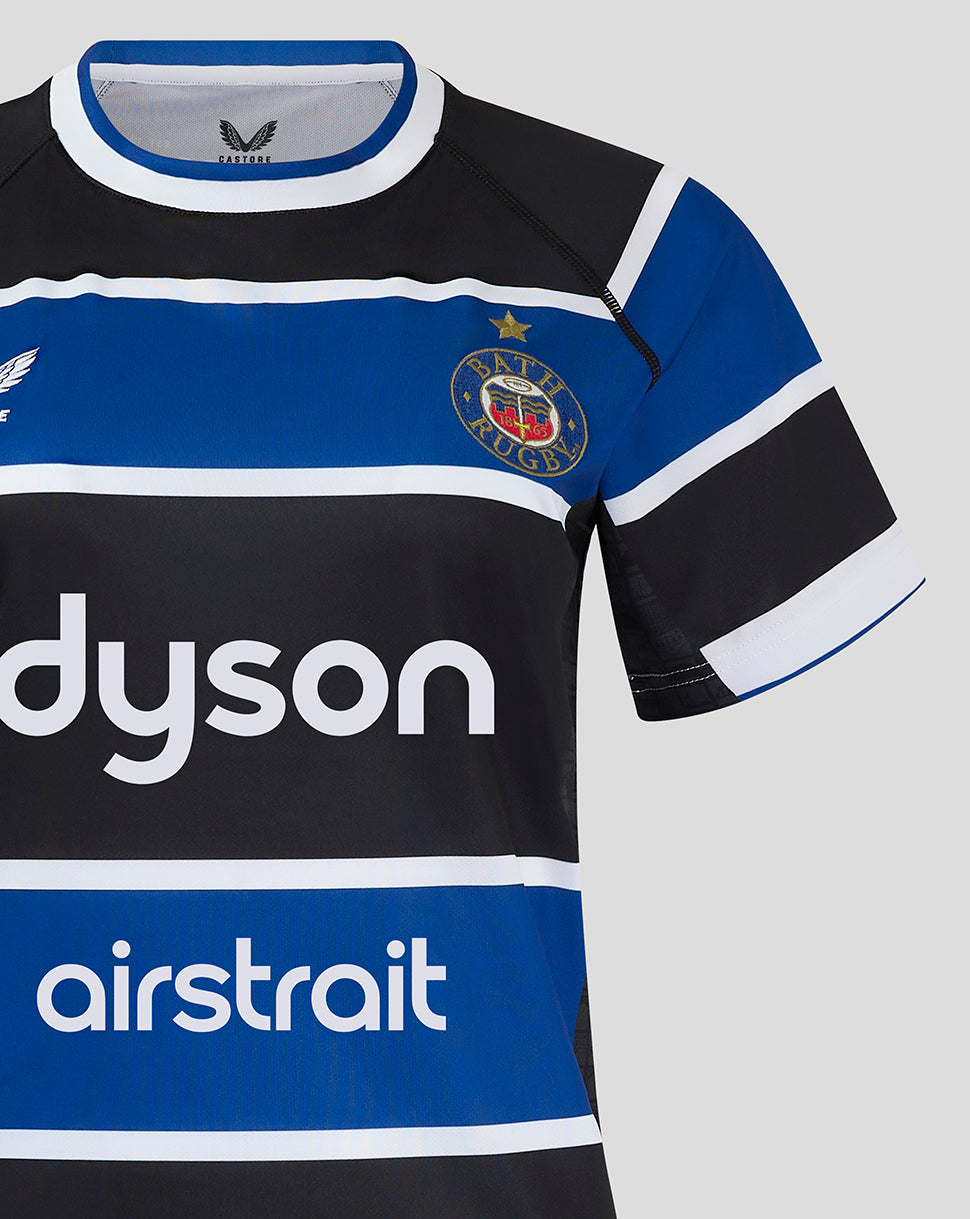 Bath Rugby Women's 24/25 Home Shirt - Surf The Web/Caviar