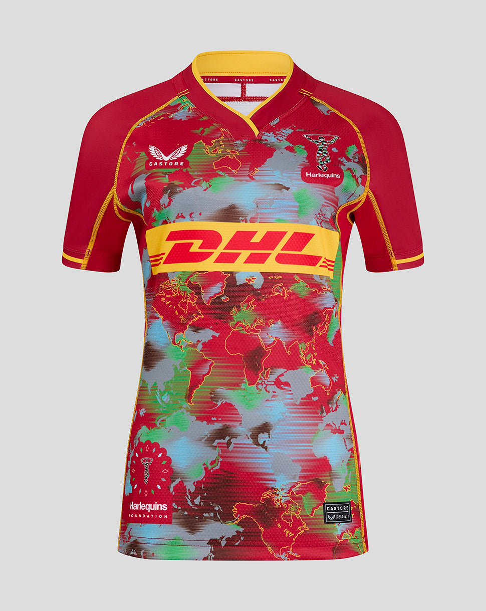 Harlequins Women's Pro Big Game Shirt 24/25 - Red
