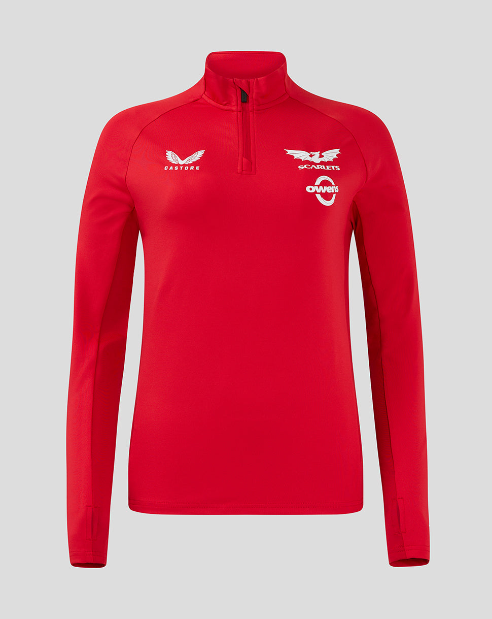 Scarlets Women's 24/25 Pro Players 1/4 Zip Midlayer