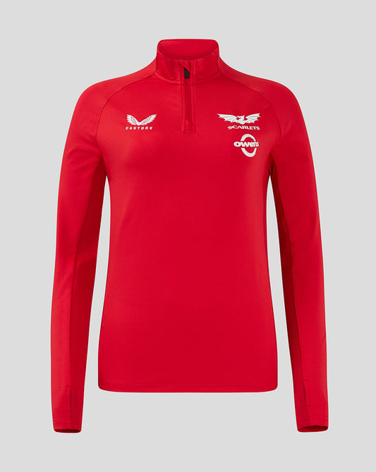 SCARLETS WOMEN'S 24/25 PRO PLAYERS 1/4 ZIP MIDLAYER