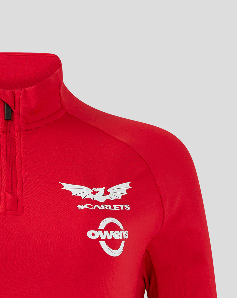 Scarlets Women's 24/25 Pro Players 1/4 Zip Midlayer