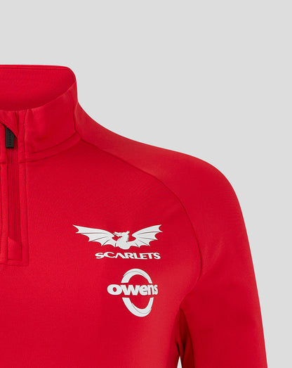 Scarlets Women's 24/25 Pro Players 1/4 Zip Midlayer