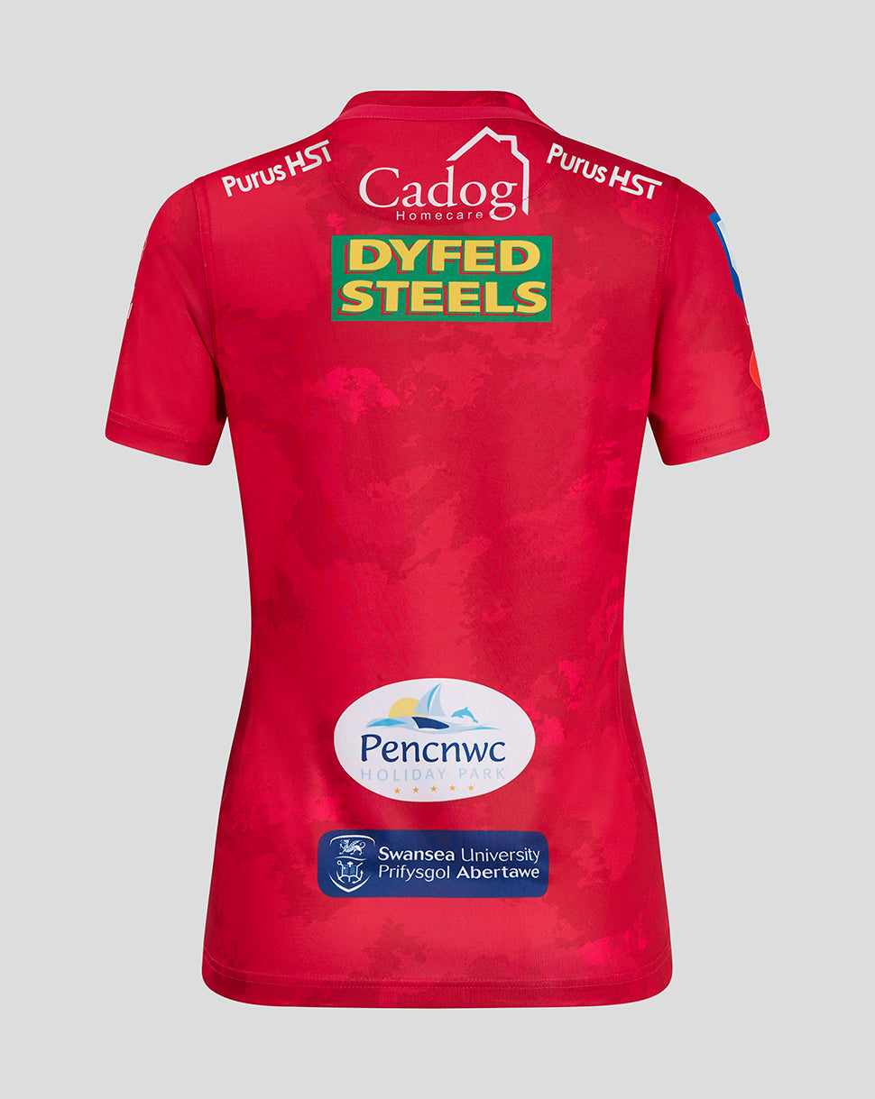 Scarlets Women's 24/25 Home Shirt - Scarlet/Scarlet Sage
