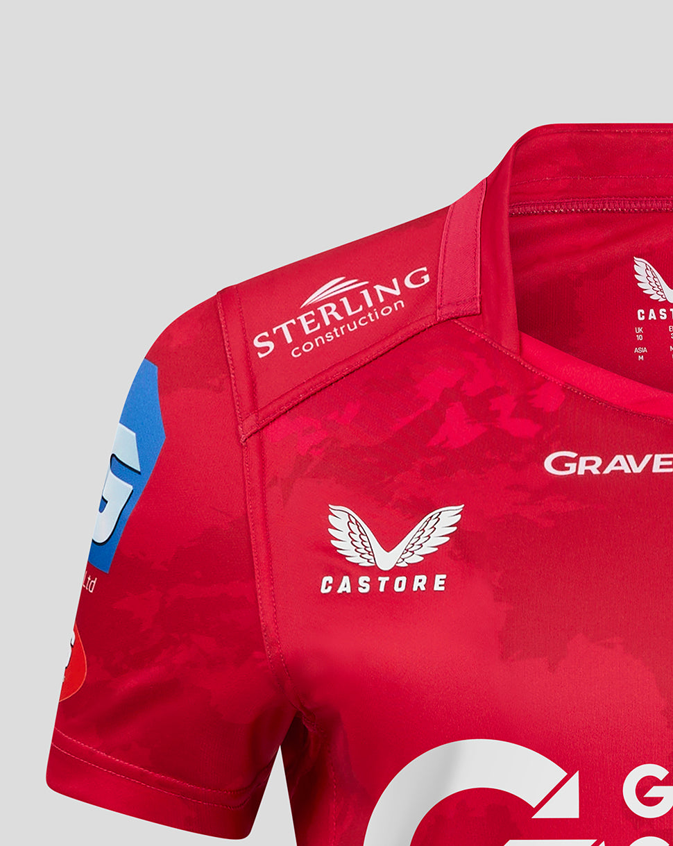 Scarlets Women's 24/25 Home Shirt - Scarlet/Scarlet Sage