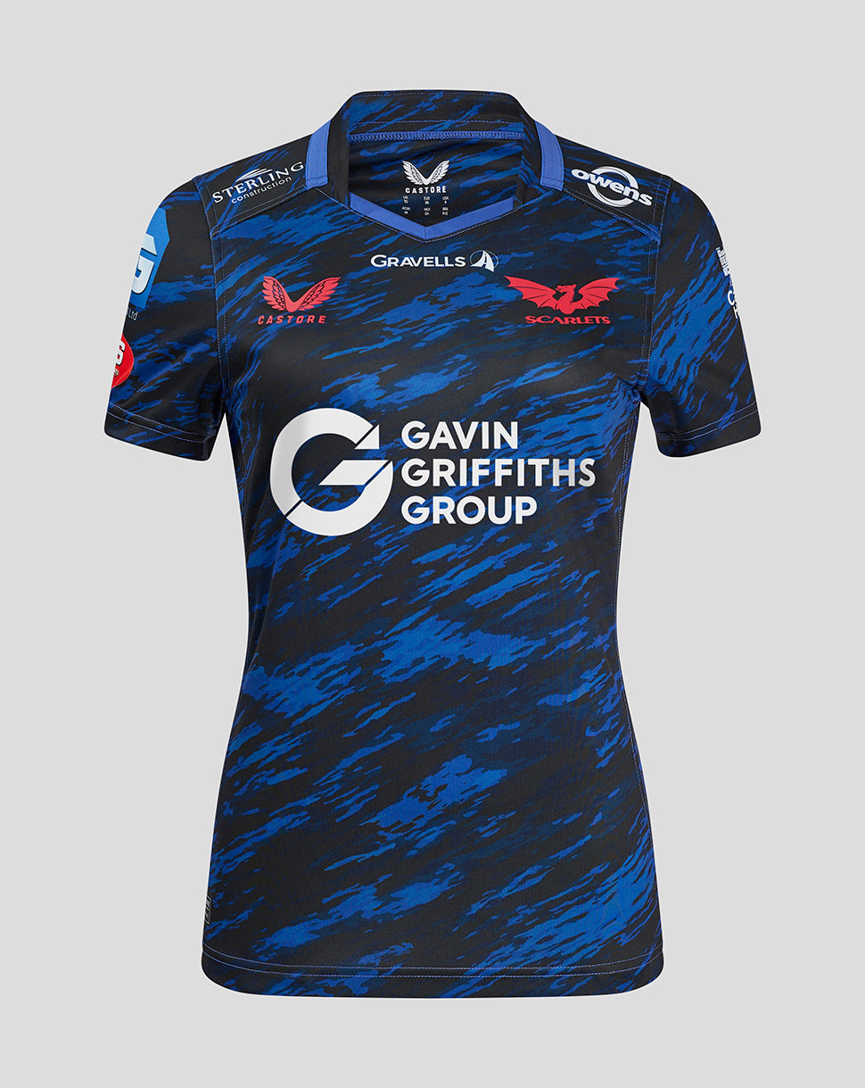Scarlets Women's 24/25 Away Shirt - Scarlet/Scarlet Sage