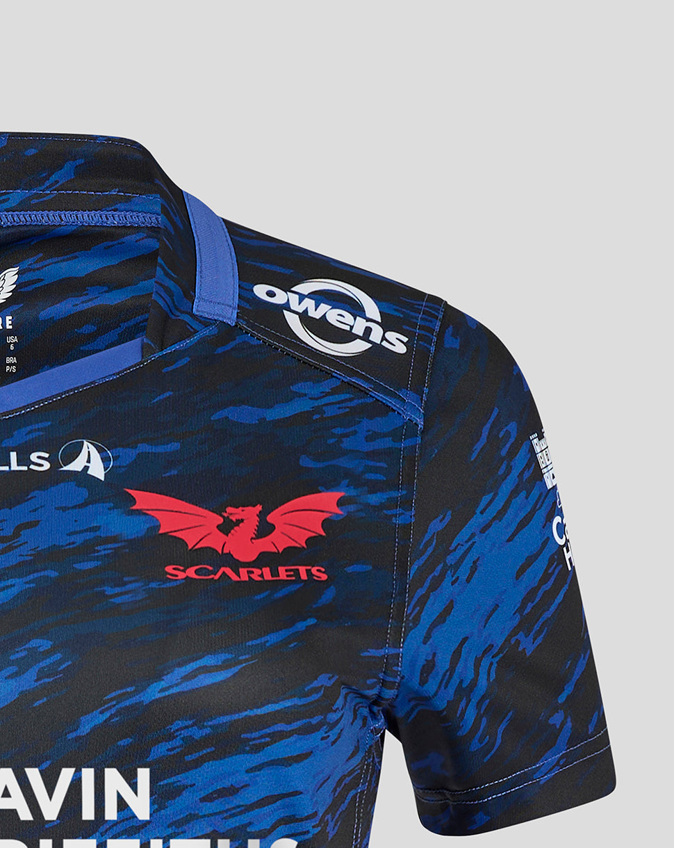Scarlets Women's 24/25 Away Shirt - Scarlet/Scarlet Sage