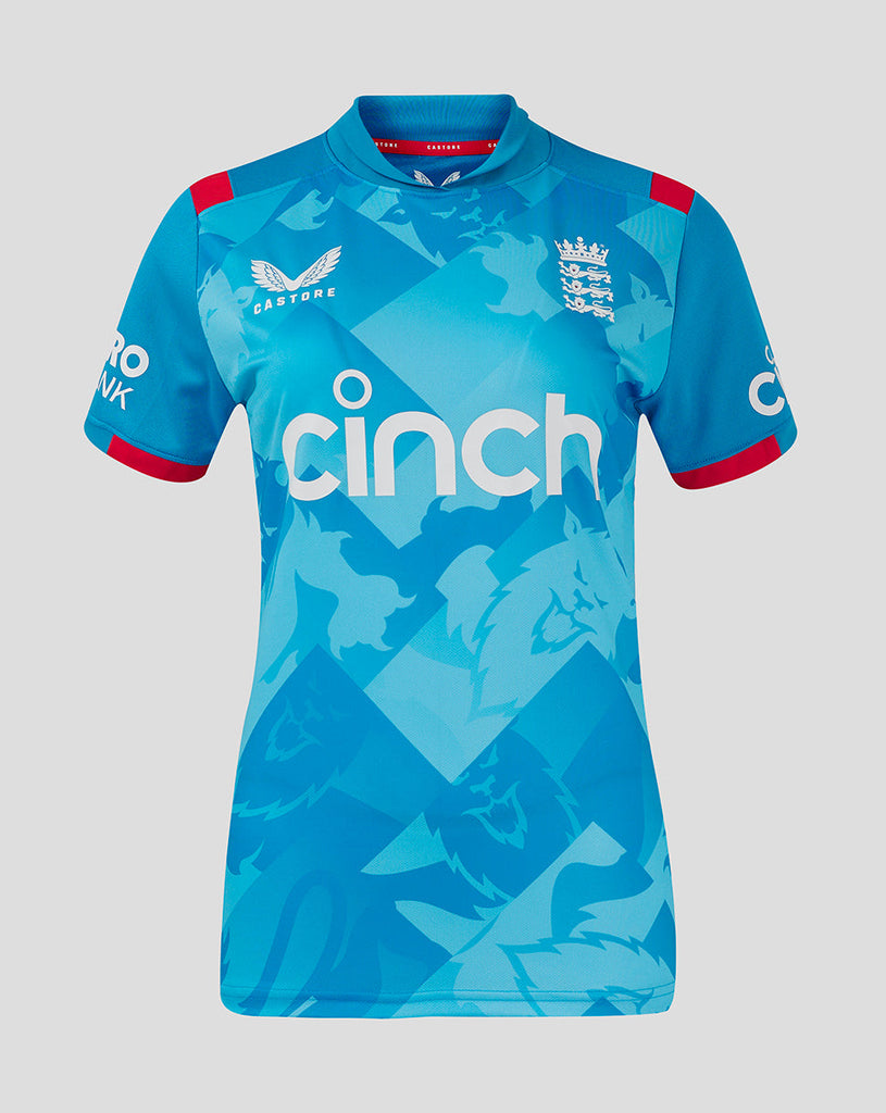 England Cricket Women's 24/25 ODI Short Sleeve Shirt