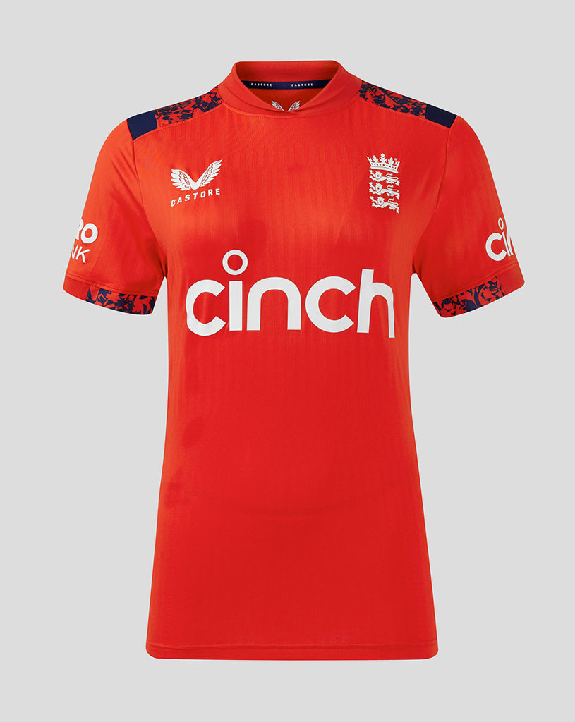 England Cricket Women's 24/25 T20 Short Sleeve Shirt