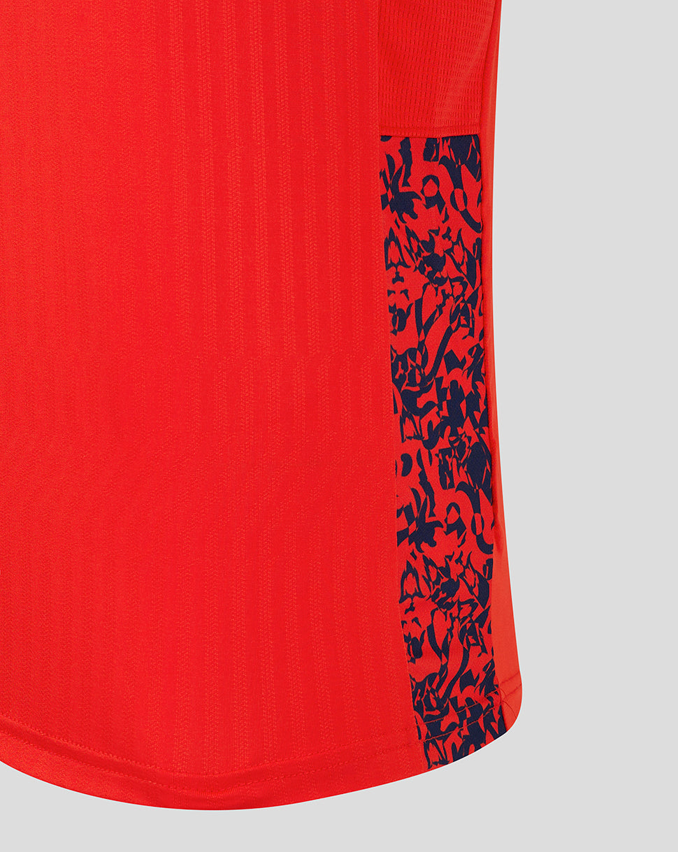 England Cricket Women's 24/25 T20 World Cup Shirt - Red
