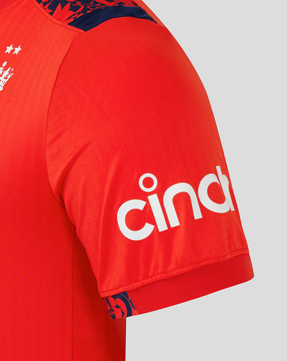 England Cricket Women's 24/25 T20 World Cup Shirt - Red