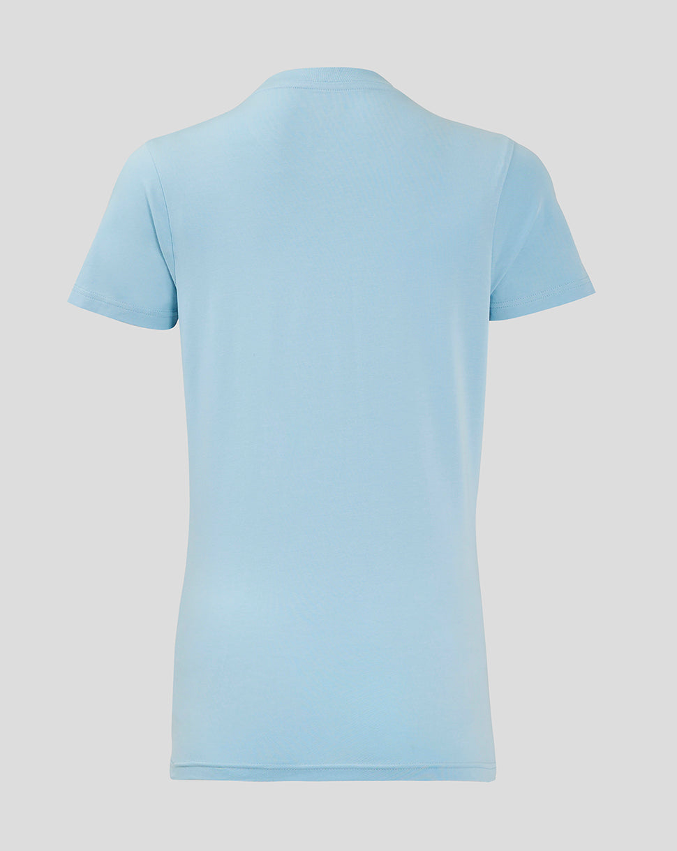 Rangers Women's 24/25 Pro Players Logo T-Shirt - Light Blue