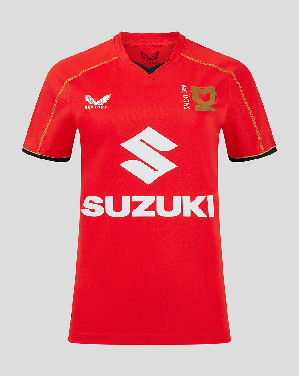Mk Dons Women's 24/25 Away Shirt - Red