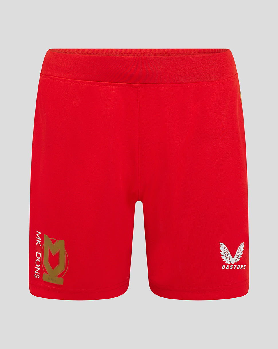 Mk Dons Women's 24/25 Away Short - Red