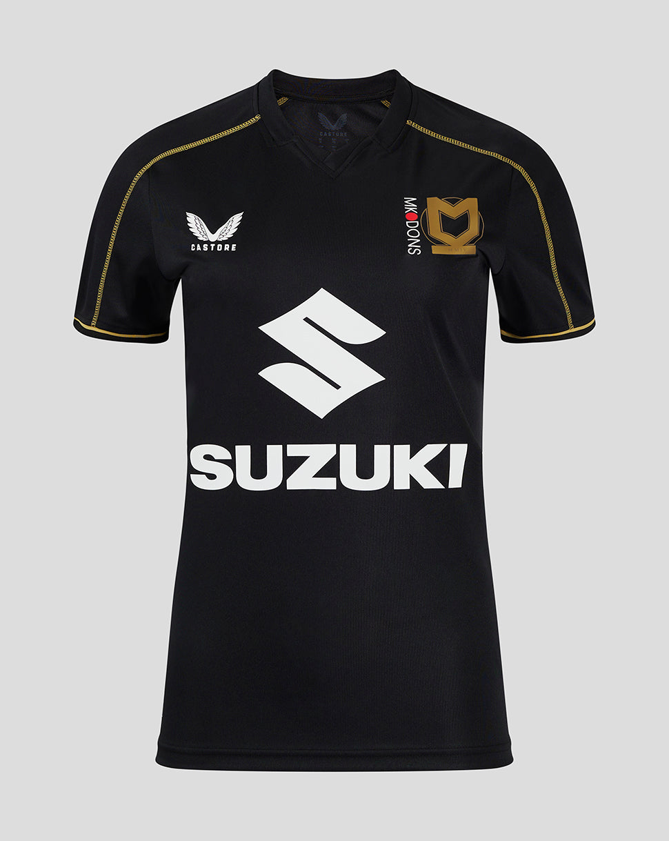 Mk Dons Women's 24/25 Third Shirt - Black