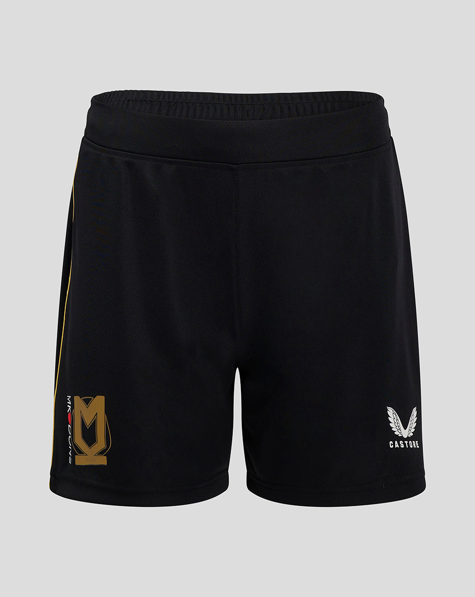 Mk Dons Women's 24/25 Third Shorts - Black