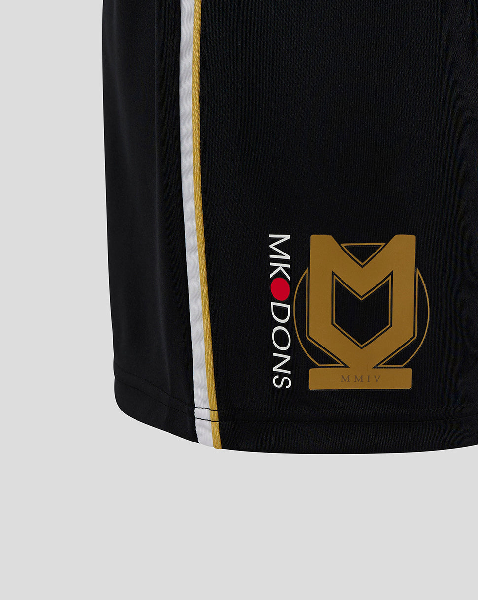 Mk Dons Women's 24/25 Third Shorts - Black