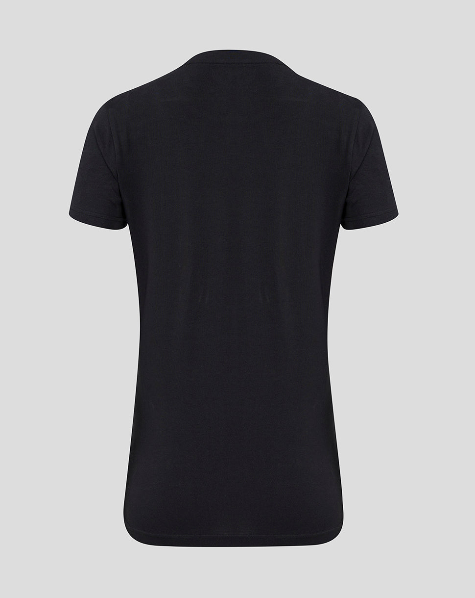 England Cricket Women's 24/25 Training Logo Tee - Black