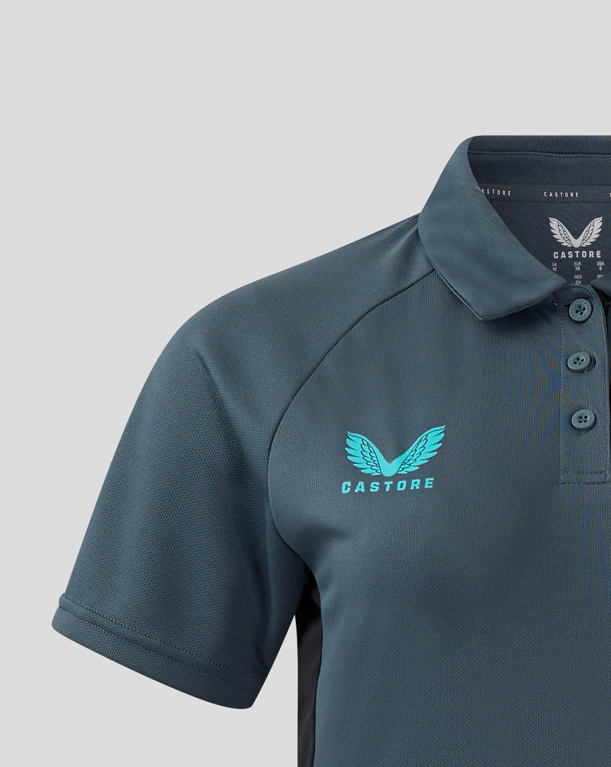 Bath Rugby Women's 24/25 Players Polo - Dark Slate/Caviar