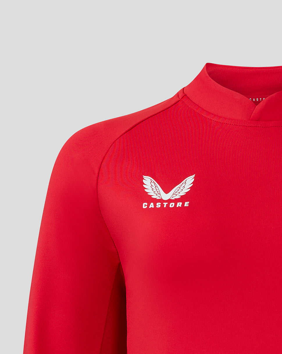 Saracens Women's 24/25 Training Mid-Layer - Red - Red