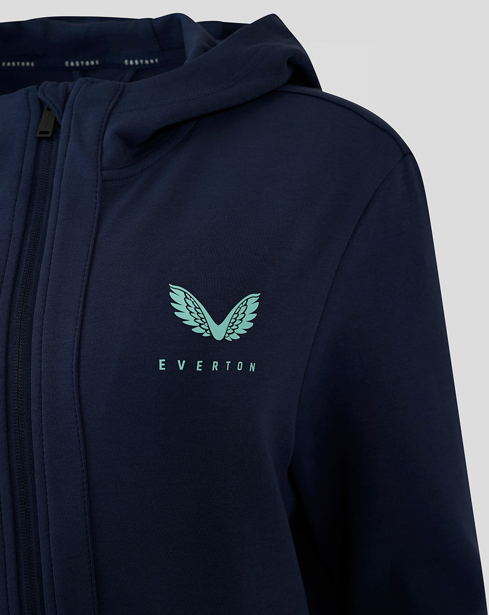 Everton 24/25 Women's Hooded Travel Jacket - Navy