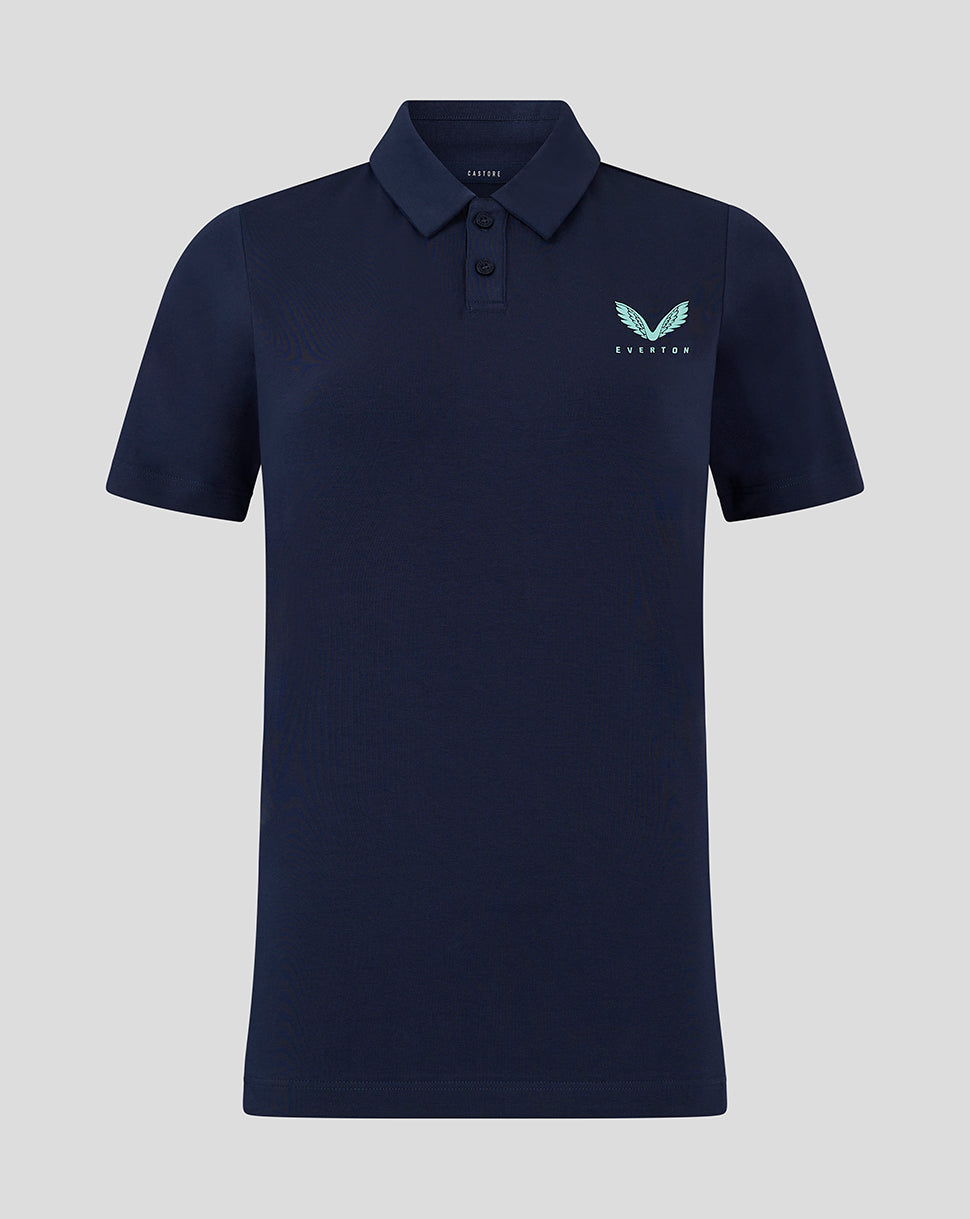 Everton 24/25 Women's Travel Polo - Navy