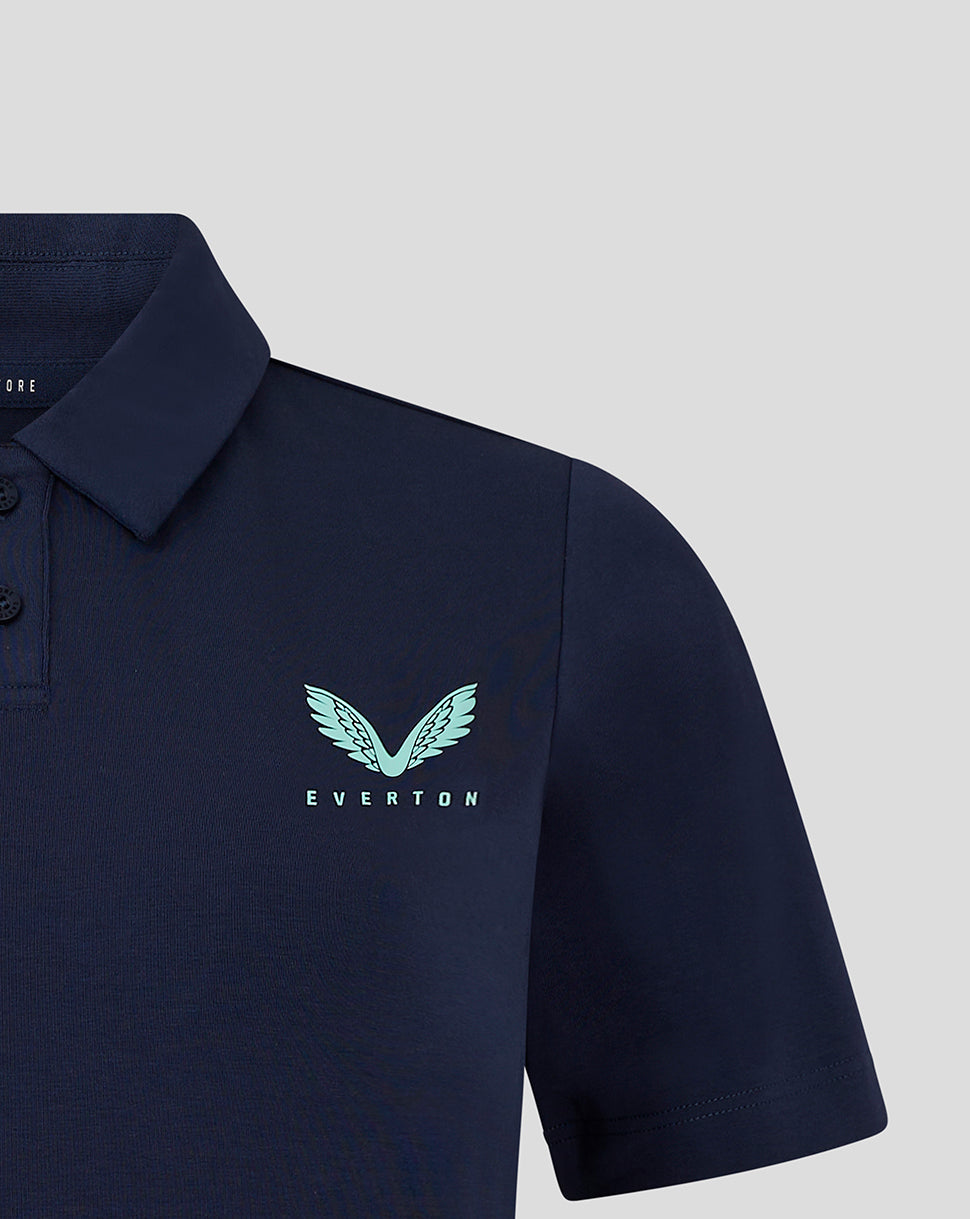 Everton 24/25 Women's Travel Polo - Navy