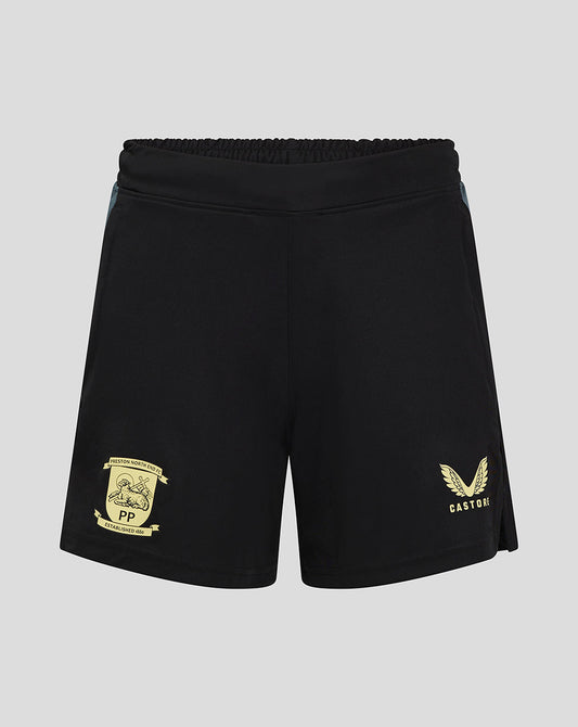 PRESTON WOMEN'S 24/25 TRAINING SHORTS WITH POCKETS - BLACK