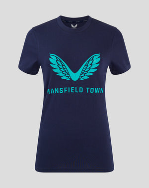 Mansfield Women's 24/25 Training Logo Tee - Navy