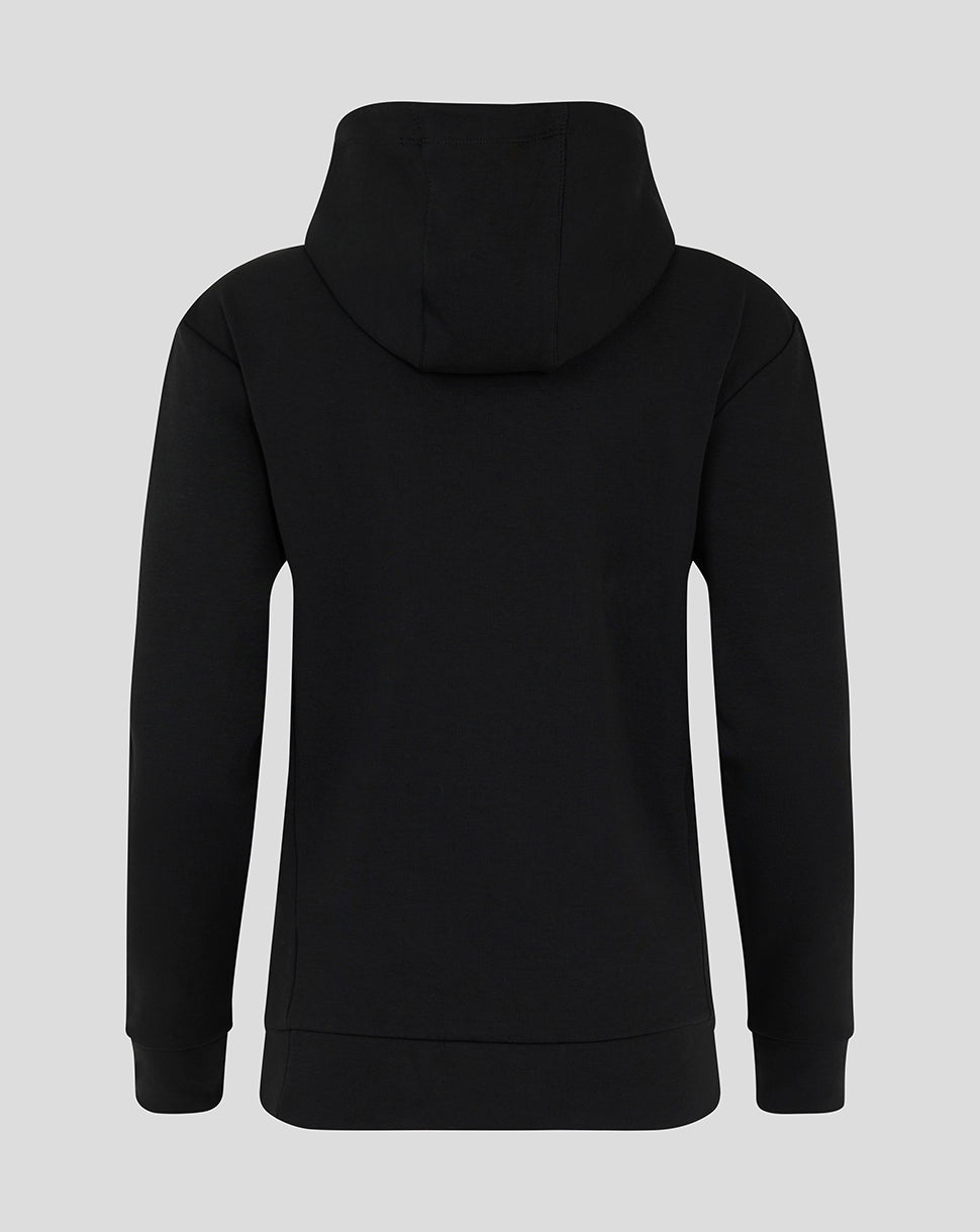 Mk Dons Women's 24/25 Travel Logo Hoody - Black