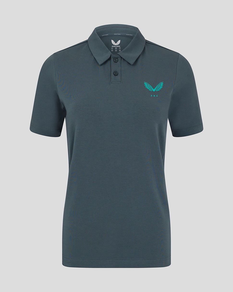 Preston Women's 24/25 Travel Polo - Dark Slate