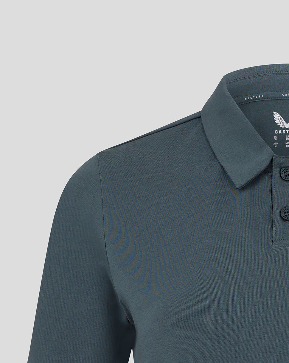 Preston Women's 24/25 Travel Polo - Dark Slate
