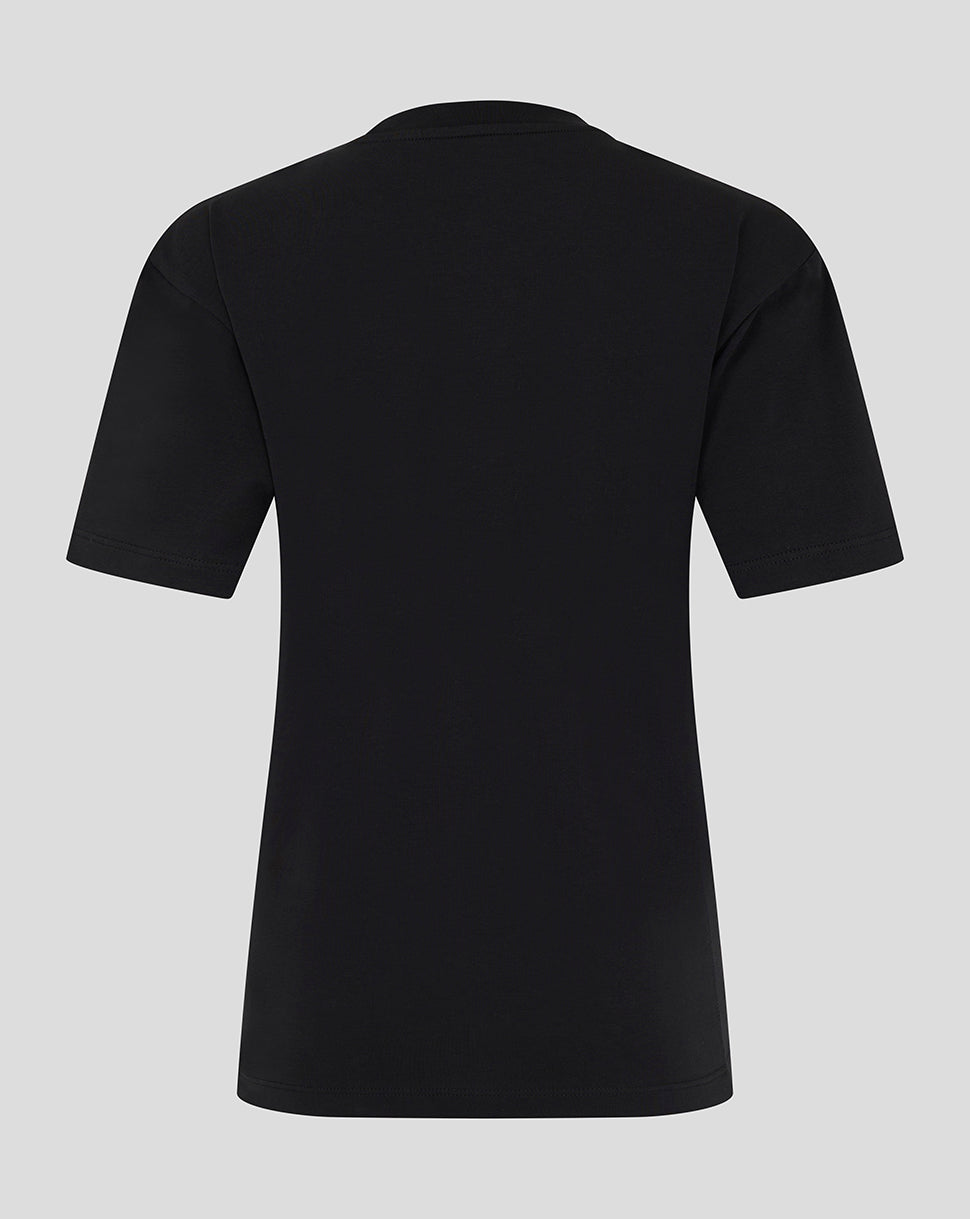 Mk Dons Women's 24/25 Travel T-Shirt - Black