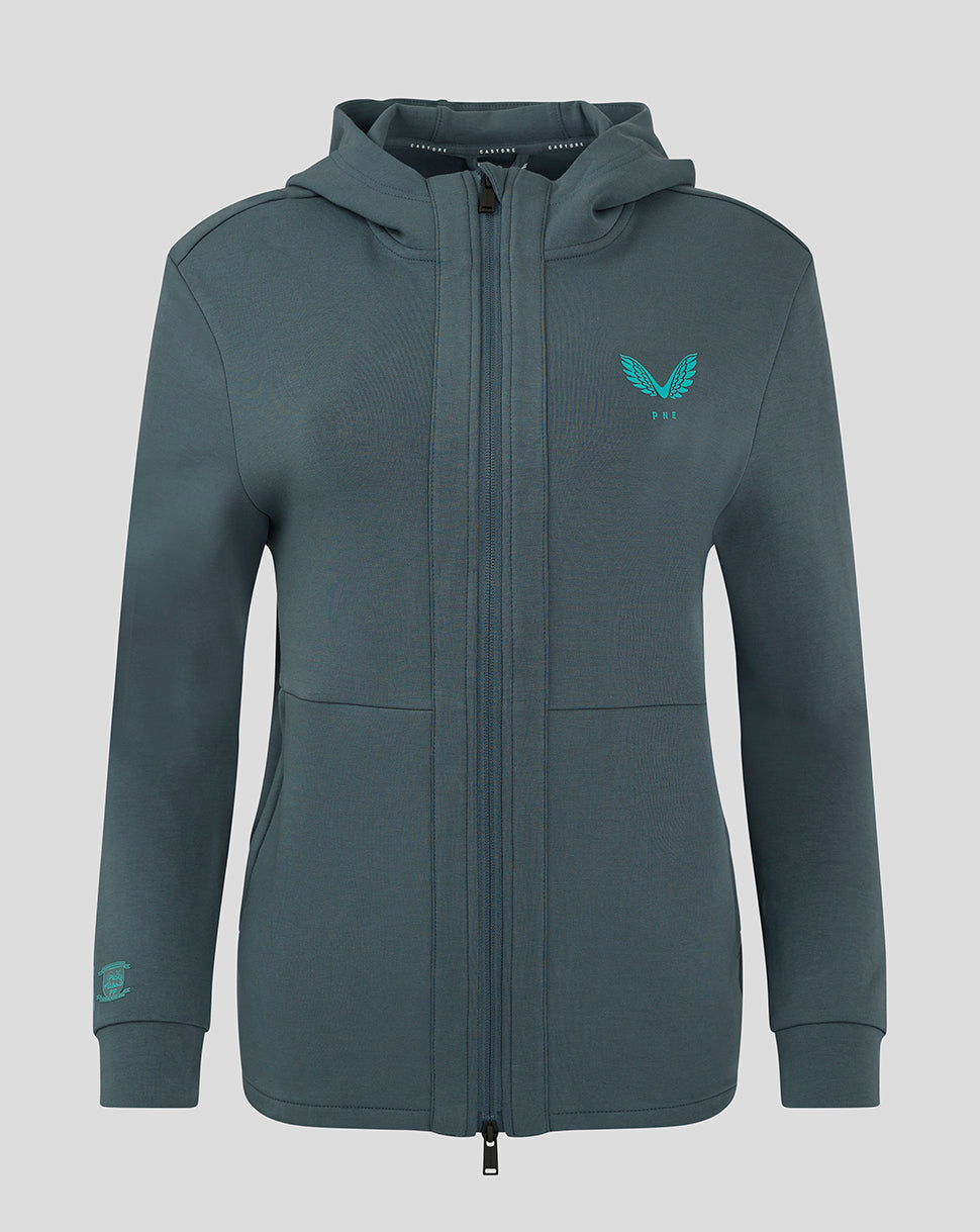 Preston Women's 24/25 Hooded Travel Jacket - Dark Slate