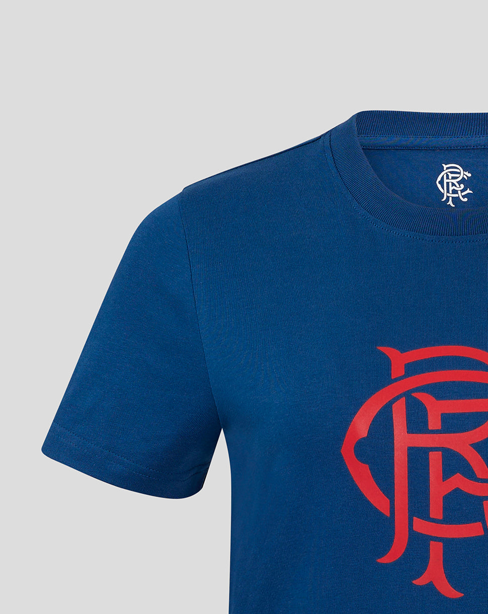 Rangers Women's Core Fan Crest Top - Navy - Navy/Blue