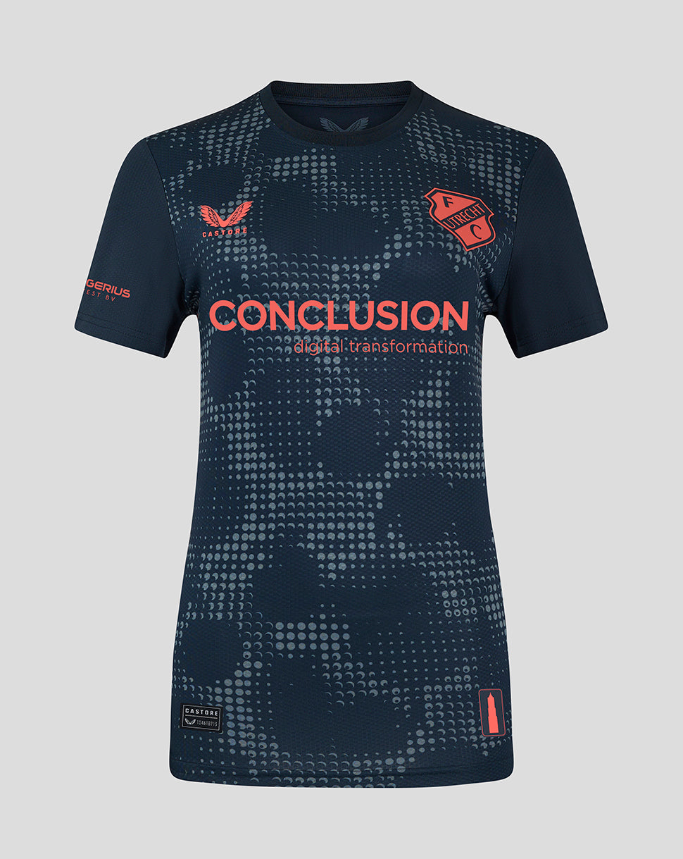 Camiseta visitante FC Utrecht 24/25 Pro de mujer - Azul/Naranja