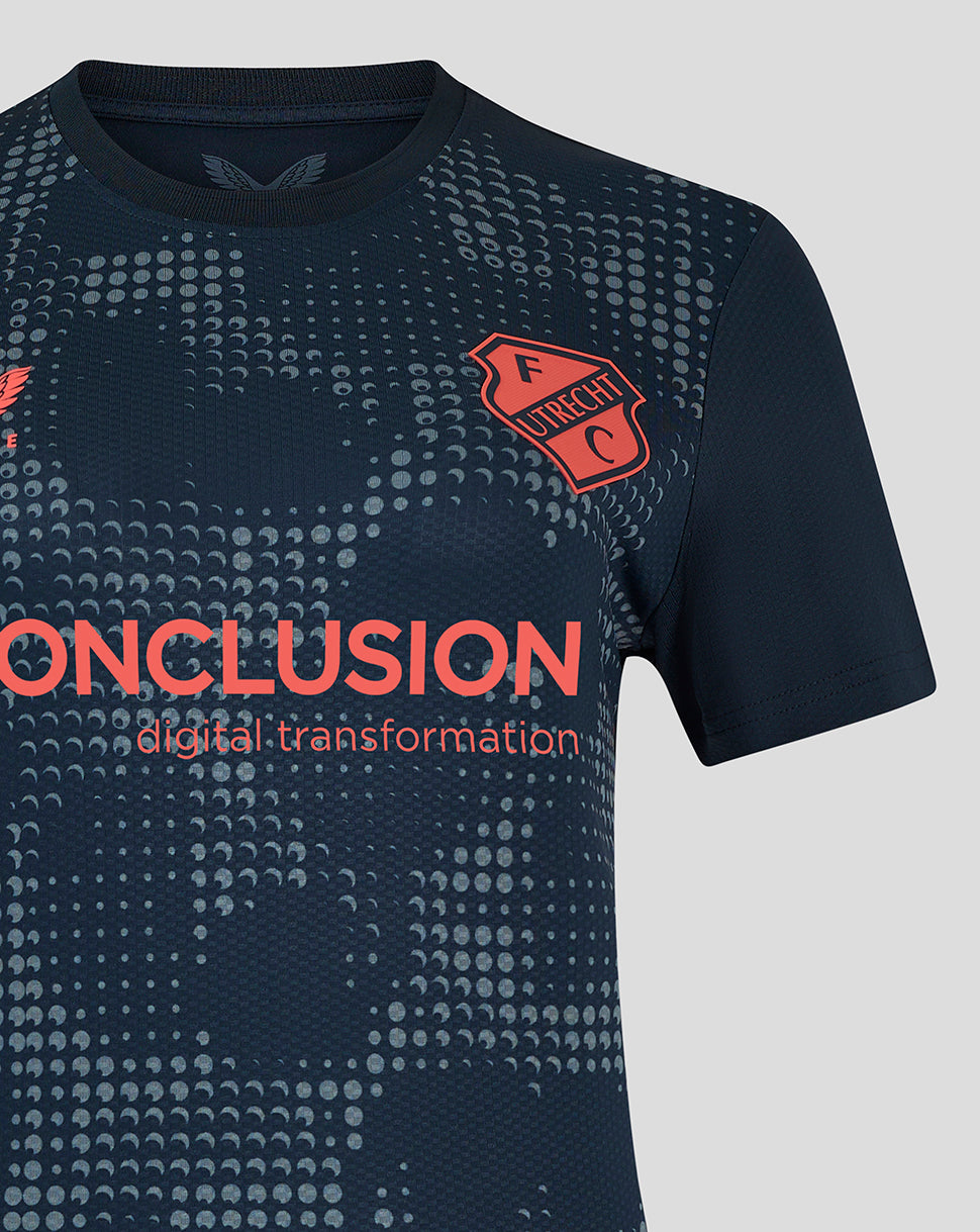 Camiseta visitante FC Utrecht 24/25 Pro de mujer - Azul/Naranja