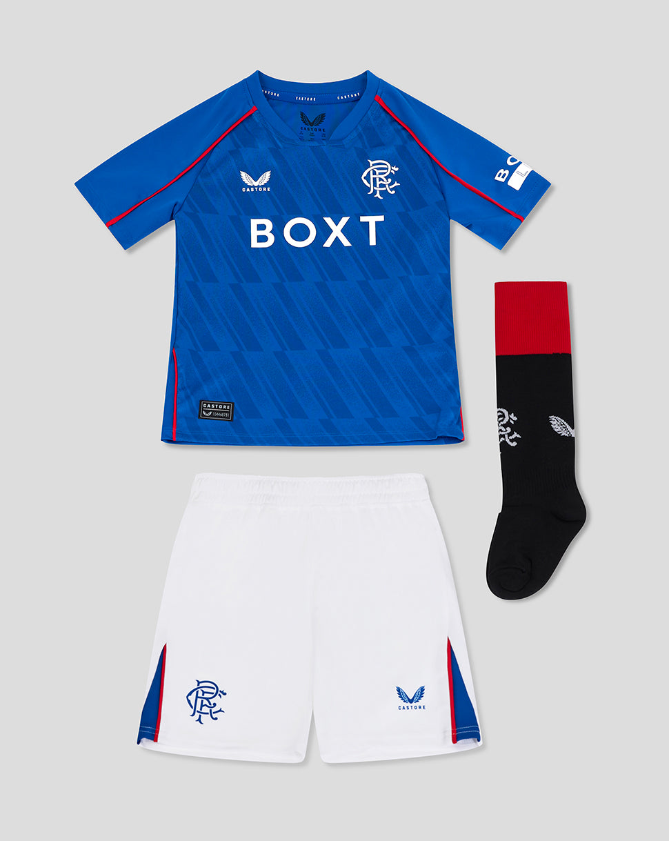 Rangers Infant 24/25 Home Nested Kit - Blue/Red