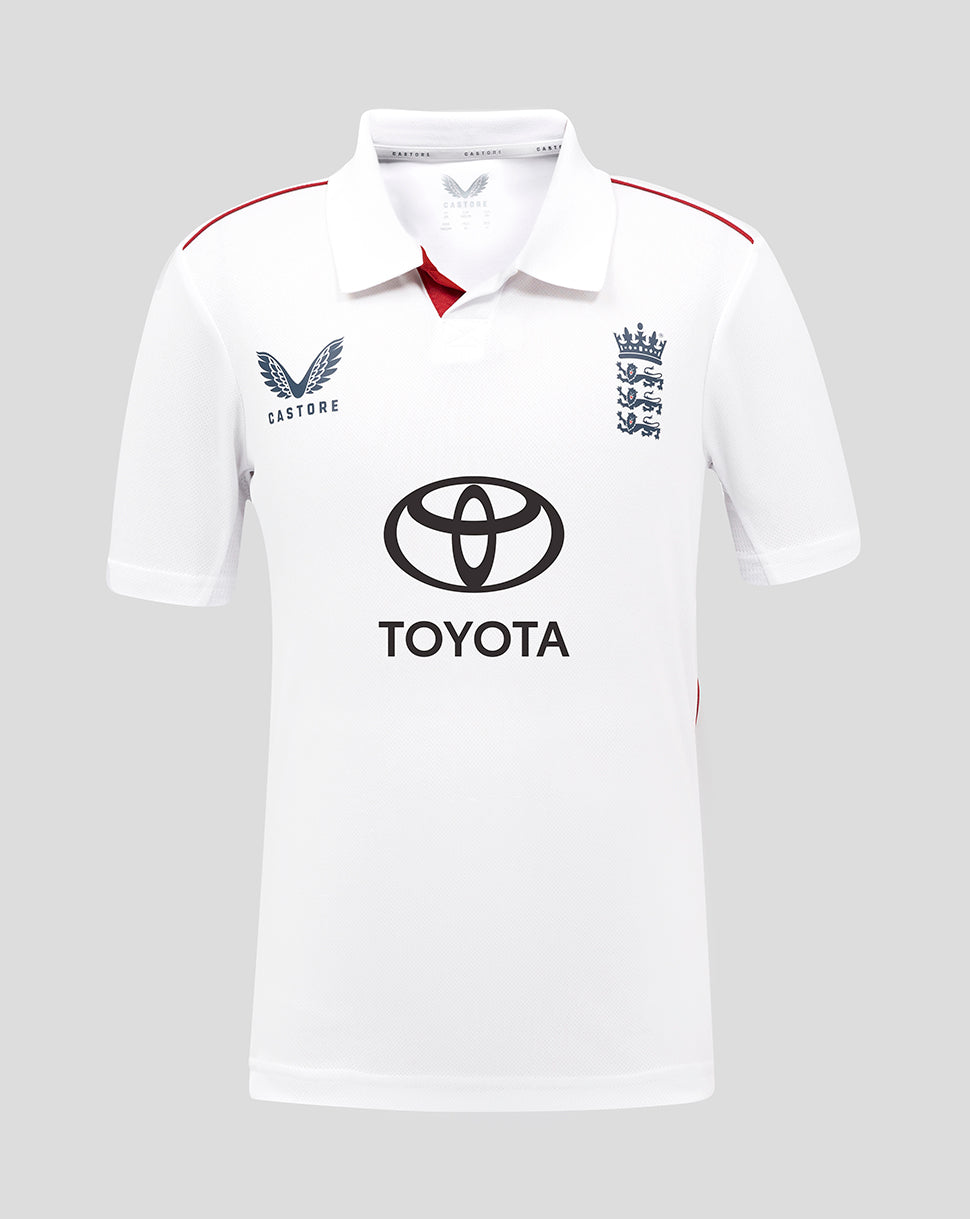 Junior England Cricket 25/26 Test Shirt + Wide Brim Hat