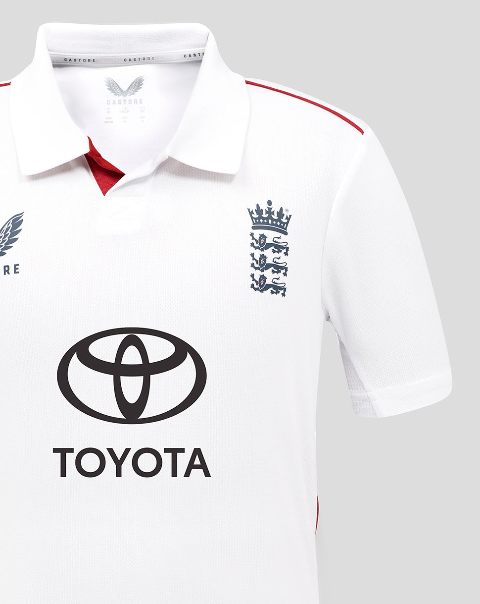 Junior England Cricket 25/26 Test Shirt + Wide Brim Hat