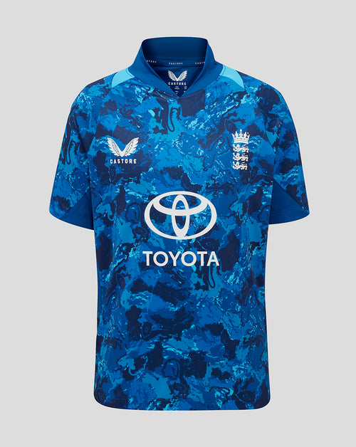 England Cricket Odi Junior Short Sleeve Shirt 25/26
