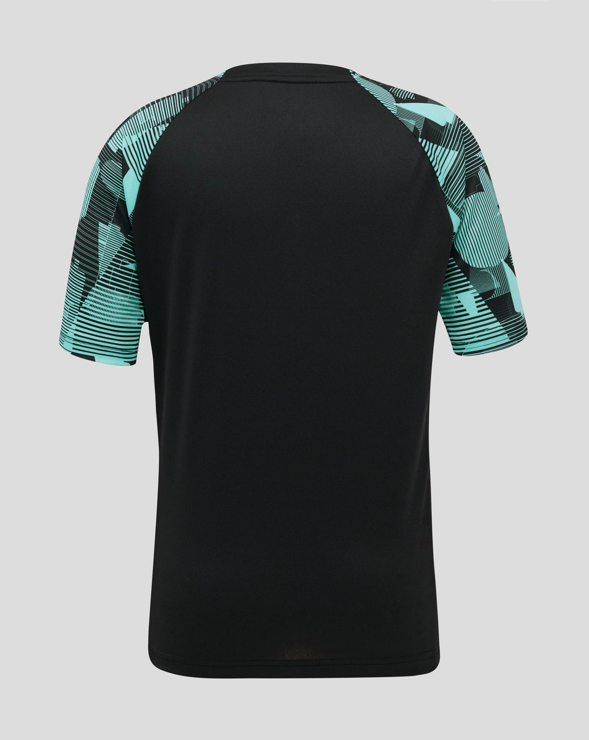 England Cricket Junior 25/26 Ashes Training Short Sleeve Tee - Caviar/Aqua Splash