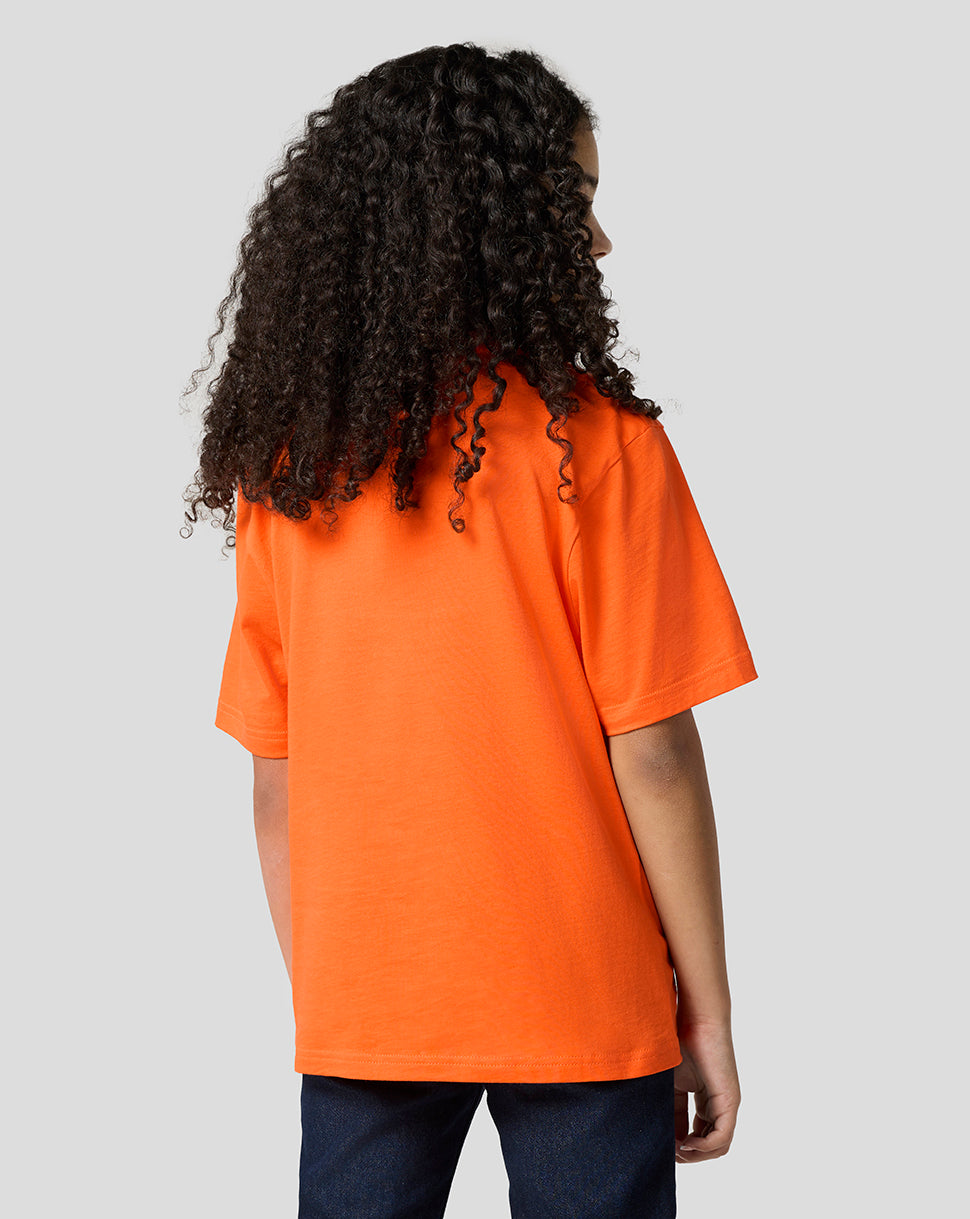 Oracle Red Bull Racing Junior Max Verstappen Puzzle T-Shirt - Exotic Orange - Exotic Orange