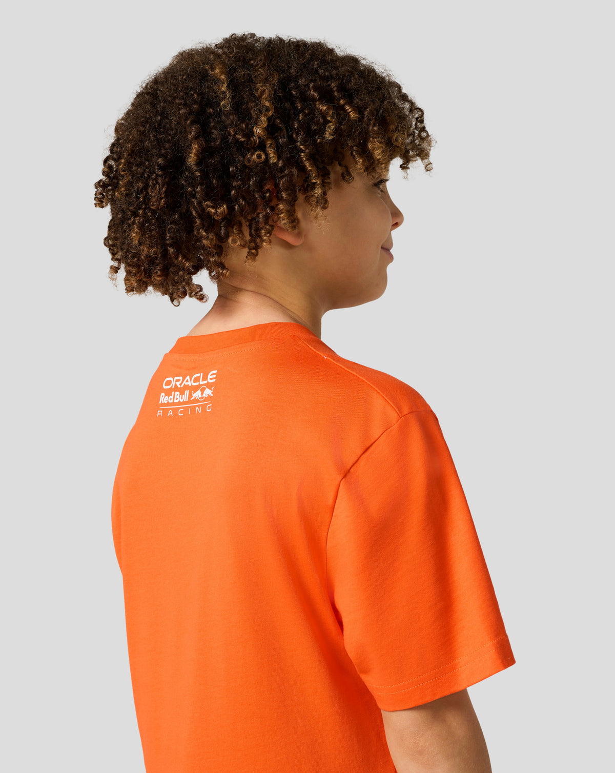 Oracle Red Bull Racing Junior Max Verstappen Puzzle T-Shirt - Exotic Orange - Exotic Orange