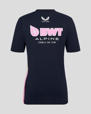 Bwt Alpine Formula One Team Junior Official Set Up T-Shirt - Navy