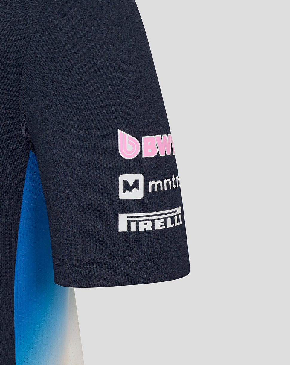 Bwt Alpine Formula One Team Junior Official Set Up T-Shirt - Navy