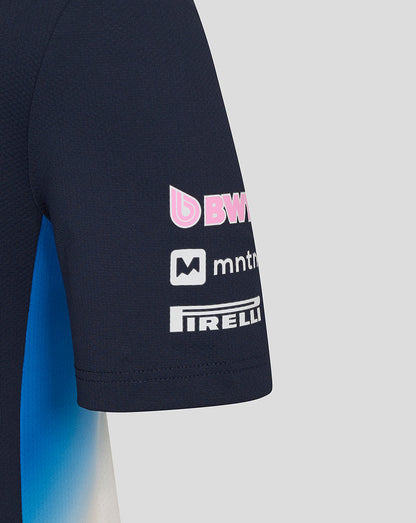 Bwt Alpine Formula One Team Junior Official Set Up T-Shirt - Navy