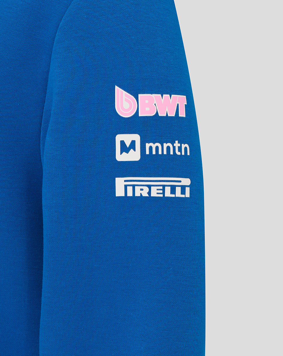 Bwt Alpine F1 Team Kit Juniors Pullover Hoodie - Lapis Blue - Lapis Blue