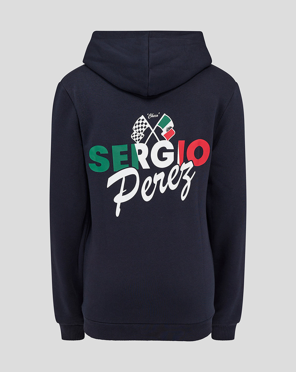 Oracle Red Bull Racing Junior Sergio Perez Flag Pullover Hoodie - Night Sky - Night Sky